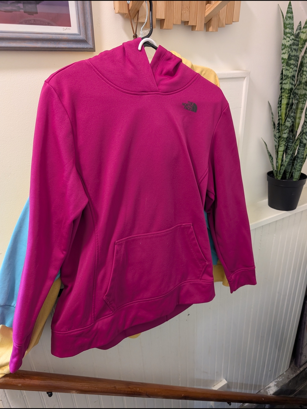 The North Face Bright Magenta Hooded Pullover